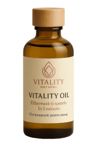Vitality Cosmetics - Vitality Ultra Oil - Ulei terapeutic intensiv pentru dureri de spate, hernie de disc și inflamații articulare