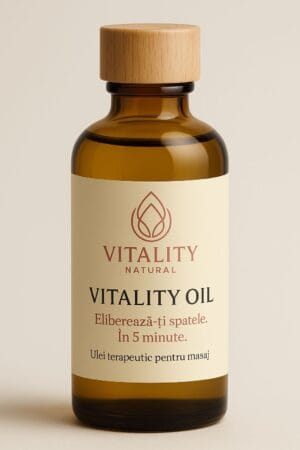 Vitality Cosmetics - Vitality Ultra Oil - Ulei terapeutic intensiv pentru dureri de spate, hernie de disc și inflamații articulare