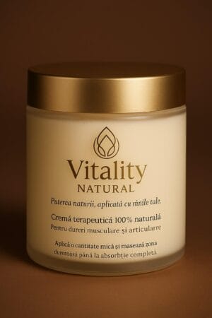 Vitality Cosmetics - Vitality Natural -Cremă terapeutică naturală pentru dureri musculare, articulare și spate